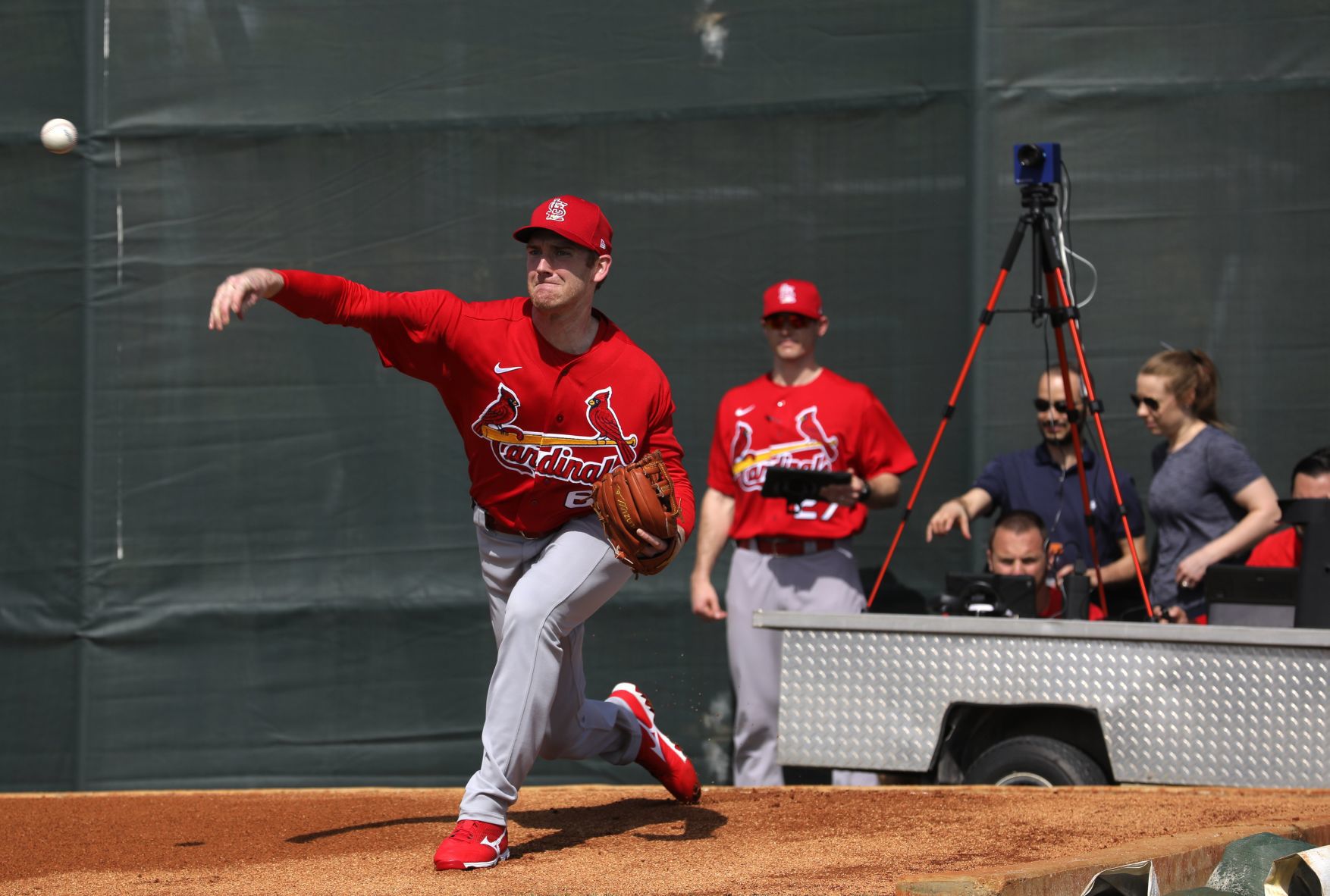 First official workout of Cardinals spring training